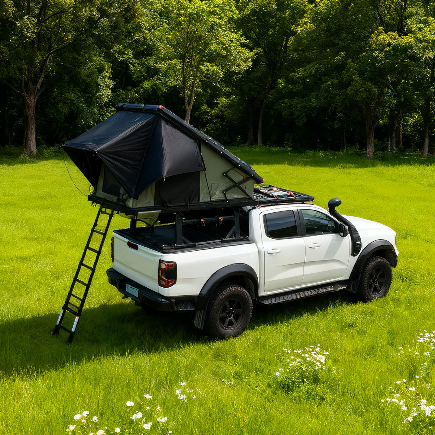 Aluminum Clamshell Roof Tent with X-Lift - WP6009-2