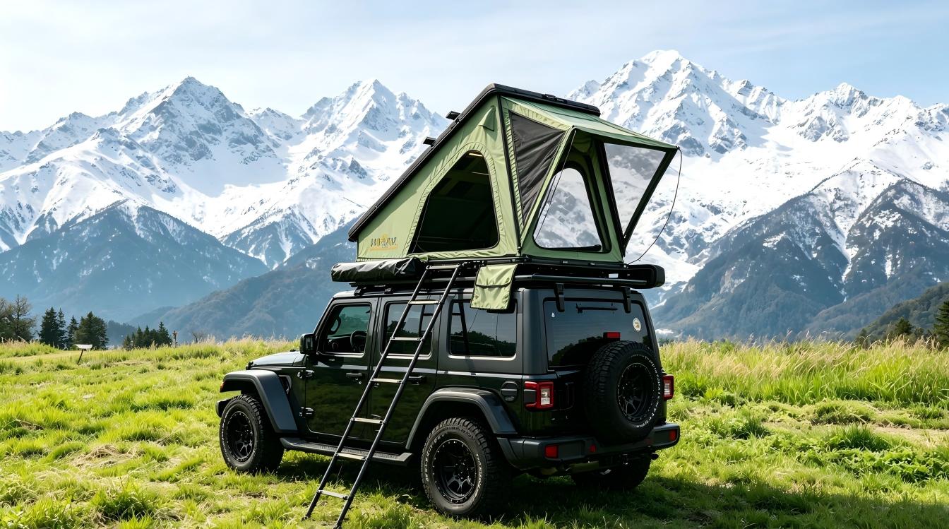 Aluminum Clamshell Roof Tent with X-Lift – WP6020-9WP6020-9