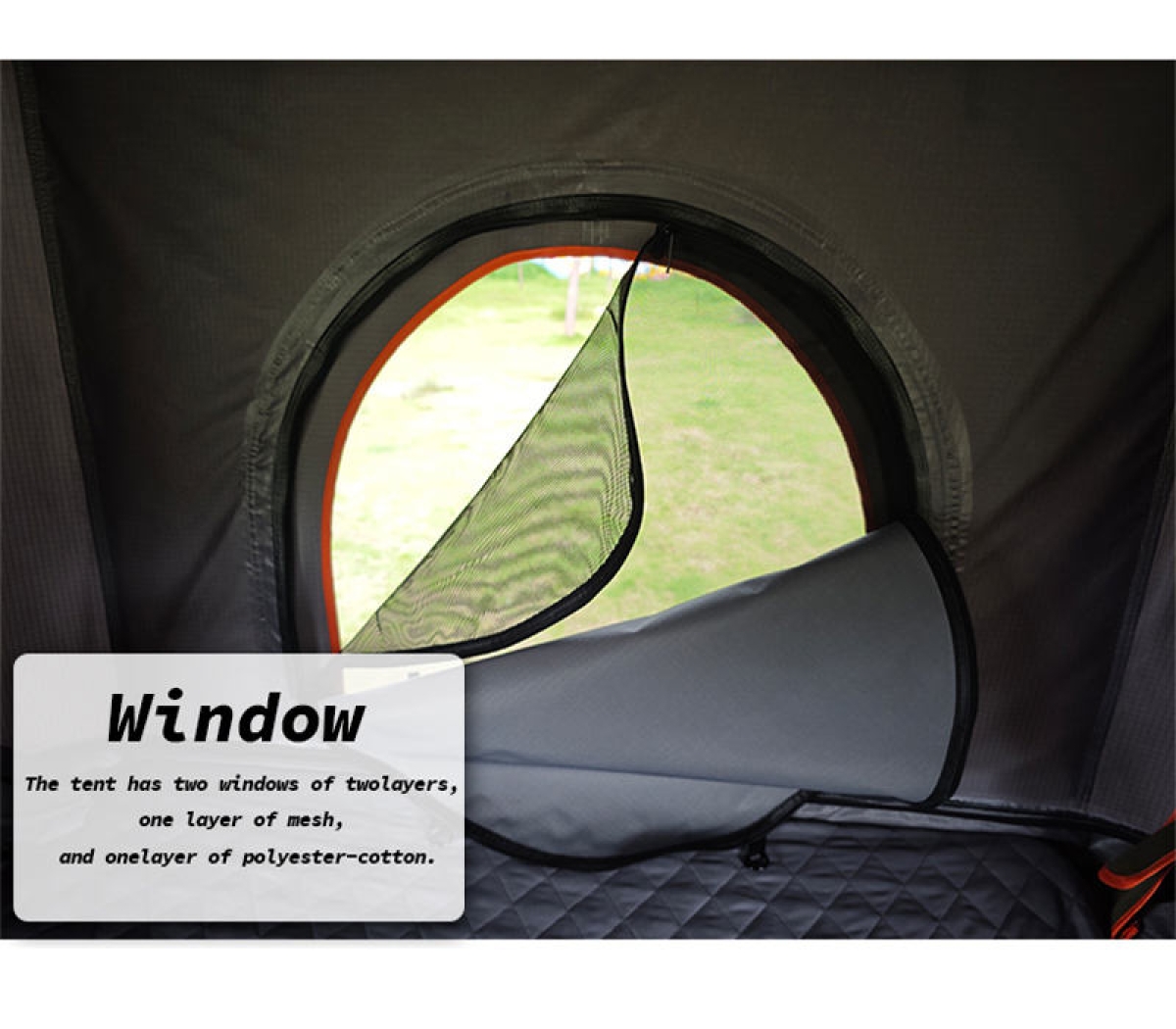 Custom Manufacturer Waterproof Roof Top Tent Retractable Folding Hard Shell Fiberglass Rooftop Tent for 1-4 Person WP6001