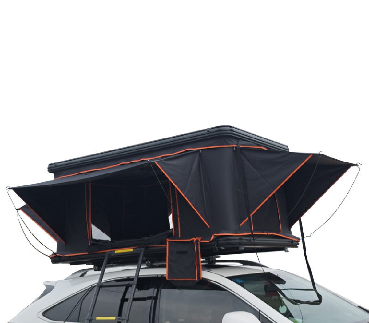 All Season Car Suv Hard Shell Roof Top Tents Automatic Aluminum Alloy Vertical Camping Camper Van Rooftop Tents for 2-4 Personal WP6010