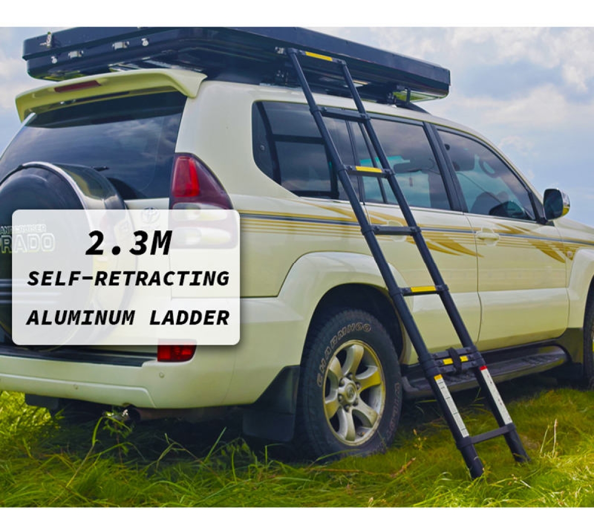 Off Road Waterproof Camping Aluminum Triangle Hard Shell Truck Car Roof Top Tent 4 People WP6004