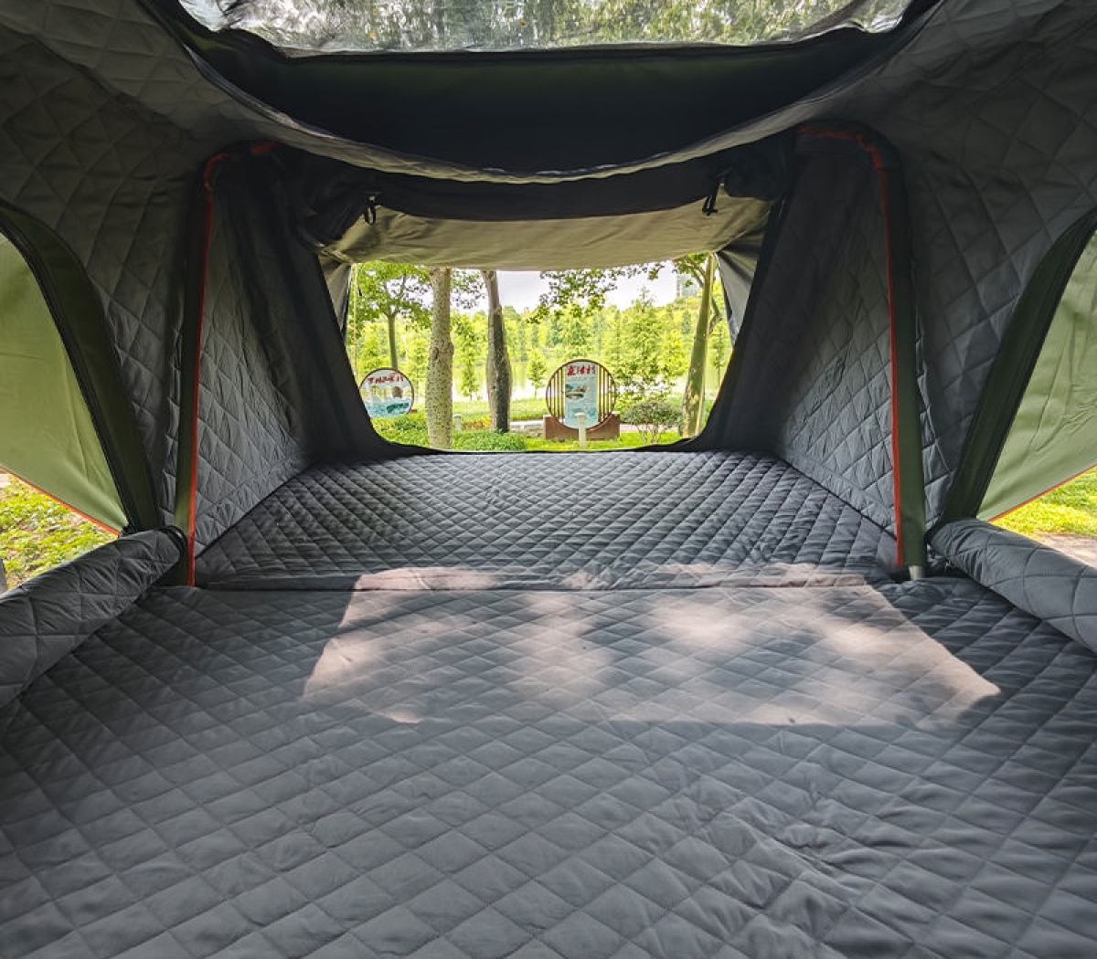 Custom Foldable SUV Roof Side Flip Door Tent ABS Hard Shell for Self-Driving Tours Wild Camping 2-4 Person Capacity Aluminum WP6008