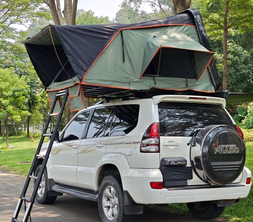 Custom Foldable SUV Roof Side Flip Door Tent ABS Hard Shell for Self-Driving Tours Wild Camping 2-4 Person Capacity Aluminum WP6008
