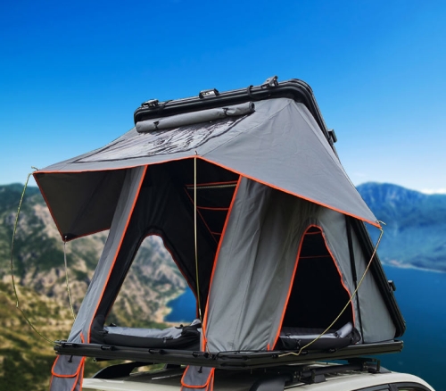 2025 NEW Ultralight Aluminum Alloy Triangle Outdoor 4x4 Truck SUV Pickup Car Tent 2-3 Person Roof Tops Tents for Camping WP6003