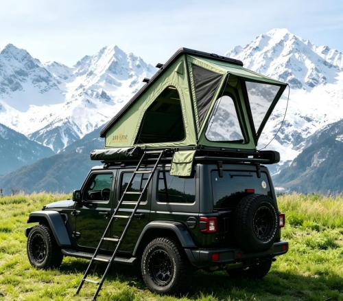 Aluminum Clamshell Roof Tent with X-Lift – WP6020-9WP6020-9