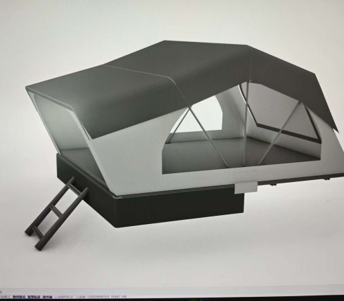 WP6023 soft shell roof tent